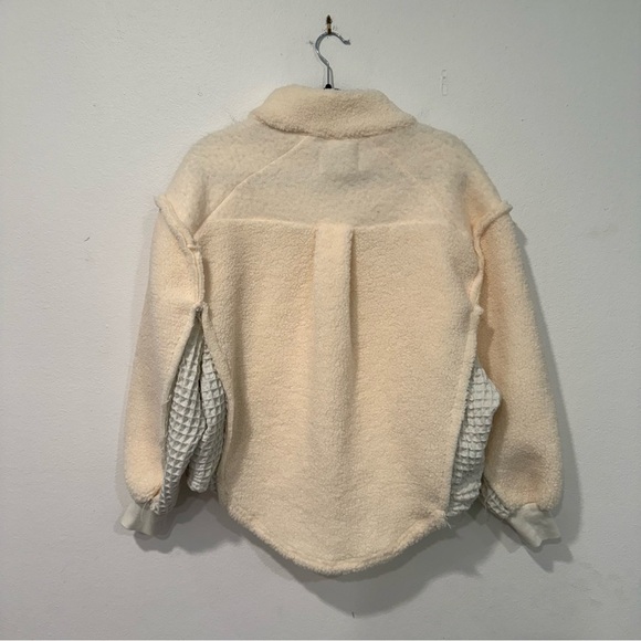 Urban Outfitters BDG Kas Sherpa Pieced Oversized Sweatshirt XS - Picture 5 of 6